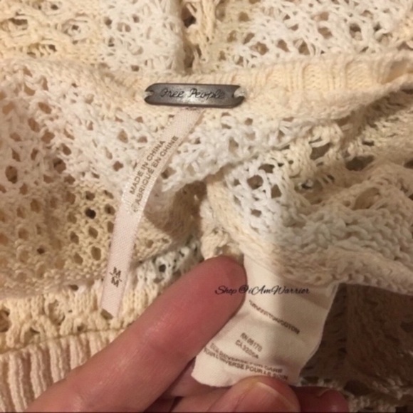 Free People striped open weave asymmetrical sweater *shop@iamwarrior - Picture 8 of 9